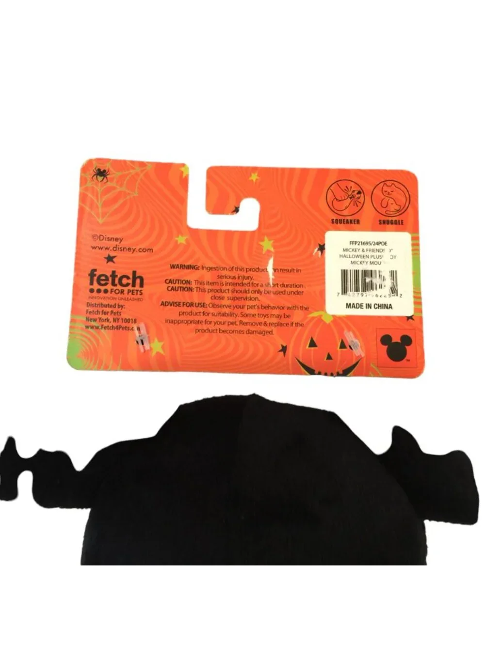 Disney Skeleton Mickey Mouse Halloween Plush 9
